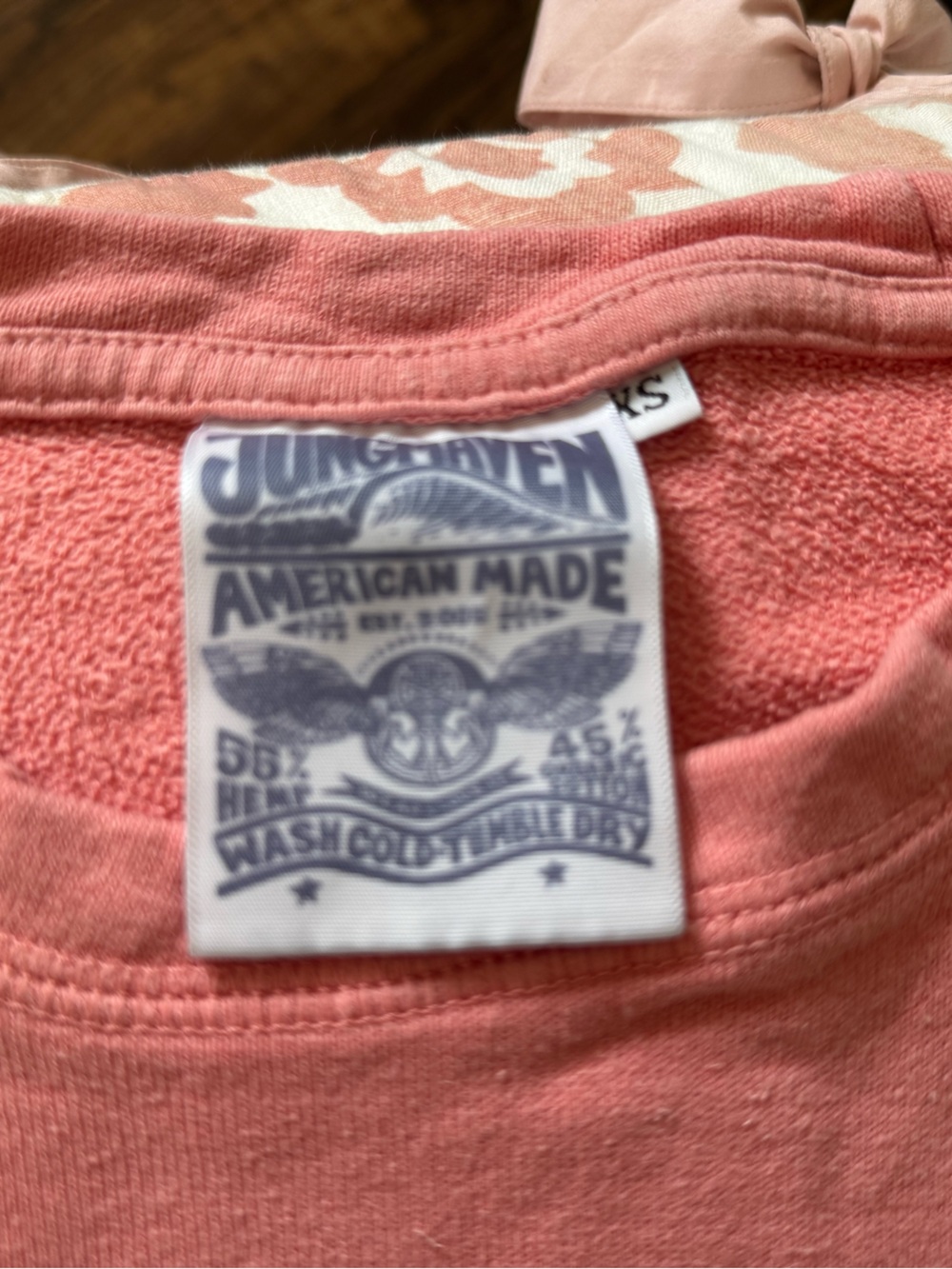 Jungmaven Coral Crewneck Sweatshirt 55% hemp 45% organic cotton - Picture 4 of 6
